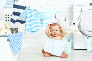Đồ trẻ sơ sinh có giặt máy được không? Câu trả lời chuẩn từ Điện Lạnh Phố Xanh