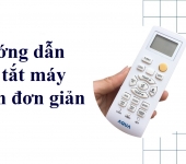 Hướng dẫn bật tắt máy lạnh đơn giản