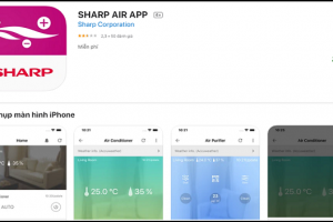 Hướng dẫn chi tiết cách dùng điện thoại để điều khiển máy lạnh Sharp WiFi