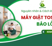 Lỗi E95 Máy Giặt Toshiba - Nguyên Nhân & Cách Khắc Phục Hiệu Quả 