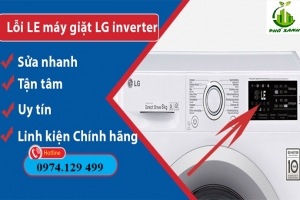 Lỗi LE máy giặt lg inverter sửa như thế nào ?