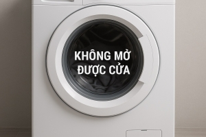 Máy giặt Aqua không mở được cửa? Nguyên nhân & cách xử lý hiệu quả tại nhà