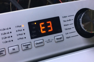 Máy giặt Casper báo lỗi E3 là gì? Nguyên nhân và cách khắc phục nhanh tại nhà