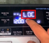 Cách xử lý máy giặt Electrolux báo lỗi LOC tại nhà