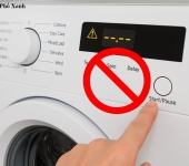 Máy giặt không bấm được nút Start? Nguyên nhân và cách sửa tại nhà