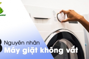 8 Lý do máy giặt không vắt và cách khắc phục