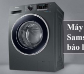 Máy giặt Samsung báo lỗi dE - Nguyên nhân, cách xử lý triệt để