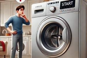 Máy giặt Samsung không bấm được nút Start - Nguyên nhân & cách khắc phục hiệu quả tại nhà