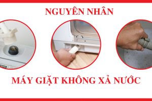 Vì sao máy giặt không xả nước? Cách khắc phục là gì?