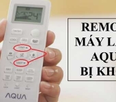 Remote máy lạnh Aqua bị khóa? Nguyên nhân và cách mở khóa tại nhà cực đơn giản