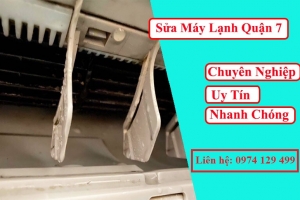 Sửa máy lạnh chảy nước Quận 7