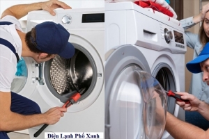Sửa chữa và vệ sinh máy giặt tại nhà uy tín - Điện Lạnh Phố Xanh