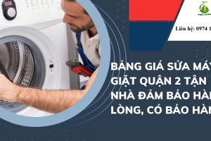 Sửa máy giặt tại Quận 2