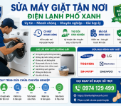 Sửa Máy Giặt Uy Tín Tận Nơi – Điện Lạnh Phố Xanh