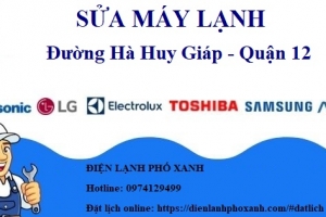 Dịch Vụ Sửa Máy Lạnh Đường Hà Huy Giáp Quận 12