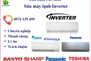 Dịch vụ sửa máy lạnh inverter uy tín tại Điện Lạnh Phố Xanh