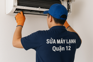 Sửa máy lạnh văn phòng, cửa hàng Quận 12 - Điện lạnh Phố Xanh