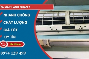 Sửa máy lạnh tại chung cư quận 7