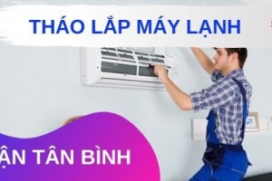 Tháo lắp máy lạnh quận Tân Bình - Thợ giỏi, nhiệt tình