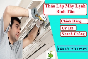 Tháo lắp máy lạnh quận Bình Tân giá tốt