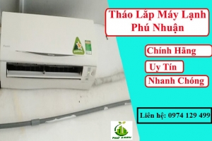 Tháo lắp máy lạnh quận Phú Nhuận tận nơi