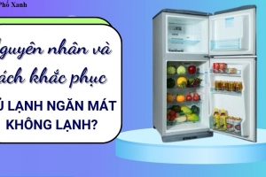 Tủ lạnh ngăn mát không lạnh? Nguyên nhân & cách khắc phục ngay!