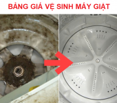 Vệ sinh máy giặt tại nhà chuyên nghiệp, nhiệt tình, giá tốt 
