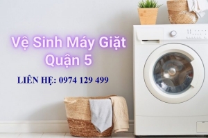 Vệ sinh máy giặt chung cư Quận 5
