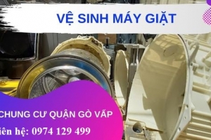 Vệ sinh máy giặt chung cư Quận Gò Vấp