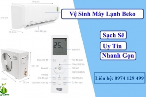 Vệ sinh máy lạnh beko tại nhà