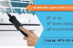 Vệ sinh máy lạnh tại nhà huyện Củ Chi