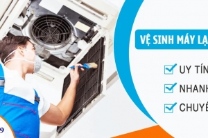 Vệ sinh máy lạnh tại chung cư Quận 1
