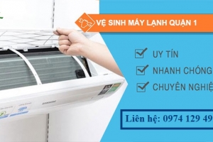 Dịch vụ vệ sinh máy lạnh Quận 1
