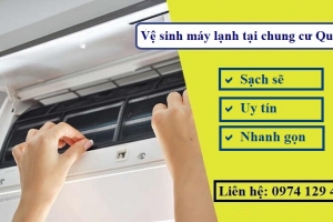 Vệ sinh máy lạnh tại chung cư Quận 3