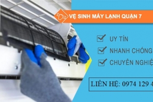 Vệ sinh máy lạnh tại chung cư Quận 7