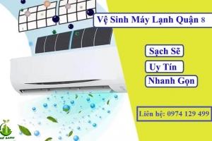 Vệ sinh máy lạnh Quận 8