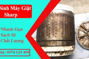 Vệ sinh máy giặt Sharp tại nhà TP.HCM
