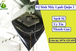 Vệ sinh máy lạnh chung cư Quận 2