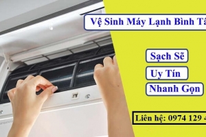 Vệ sinh máy lạnh chung cư Quận Bình Tân